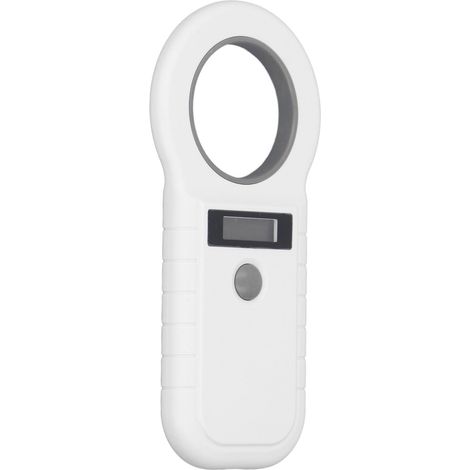 Lecteur portable pour animaux, double fréquence 134,2 kHz/125 kHz, scanner d'étiquettes RFID USB pour le stockage de données des animaux de ferme (1/5)