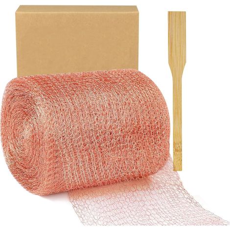 Filet Anti Limaces et Escargots, Filet en Cuivre 6mx127mm, Filet Cuivre Anti Limace, rillage Anti Rongeur Limaces et Escargots, pour Protection de Semis Plante Jardin (1/5)