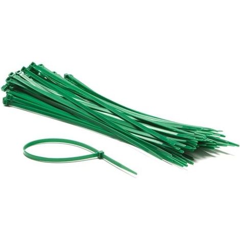 COLLIERS DE SERRAGE EN NYLON - 4.8 X 300 MM - VERT (300 PCS) PEREL ECTG300