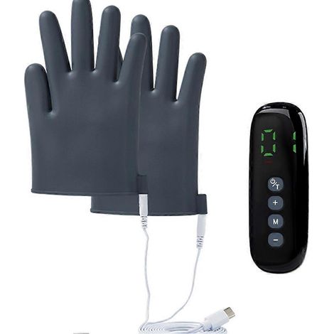 Gants de massage à impulsions électriques pour le corps, avec télécommande, stimulateur neuromusculaire EMS/TENS (1/5)