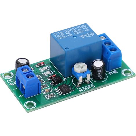 Module relais temporisé NE555 en plastique, 12 V CC (1/5)