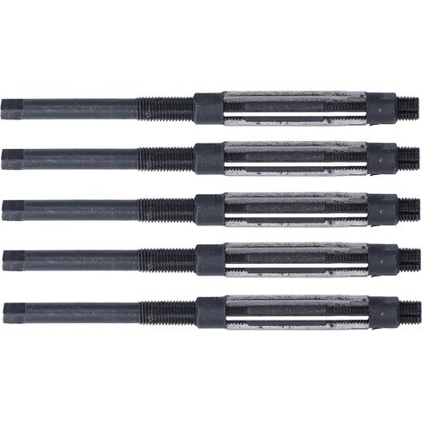 Jeu de 5 alésoirs manuels réglables, 10,75-11,75 mm, acier 9SiCr, jeu d'outils de coupe pour cuivre. (1/5)