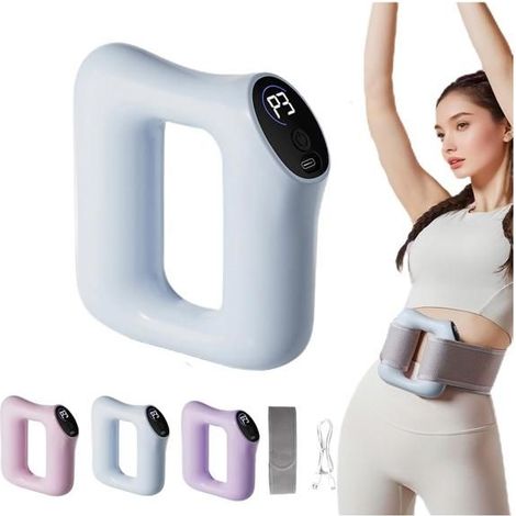 Multifunktionaler Faszienring, ergonomisches elektrisches Faszienmassagegerät, USB-aufladbar, 5 einstellbare Modi, Werkzeug (Blau) (1/5)