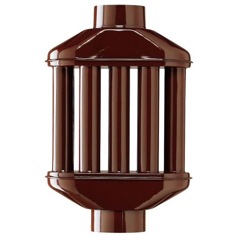 EAC – Aile diffuseur échangeur de chaleur 8 tiges – 100 mm – 10 cm – marron – Accessoire pour poêle à granulés de bois