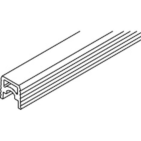 Hawa Führungsschiene Combino 65 H IS ol Kunststoff grau zum Kleben L= 2500 mm