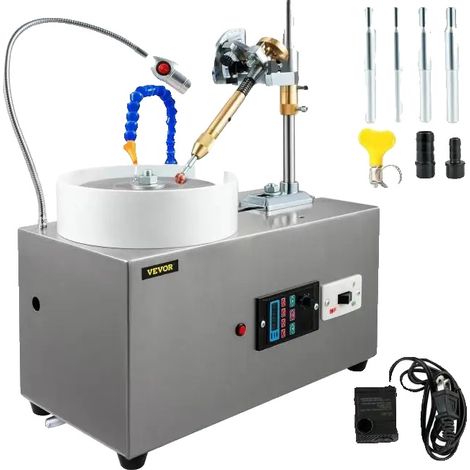 Máquina para facetar gemas, potencia de 180 W, velocidad de 0 a 2800 RPM. (1/5)