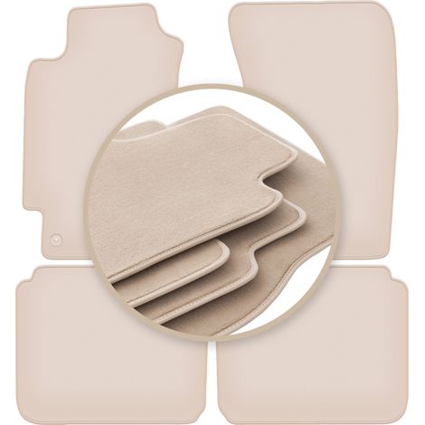 PREMIUM beige Fußmatten für: Subaru Legacy III B4 Kombi, Limousine 1998–2003 (1/5)