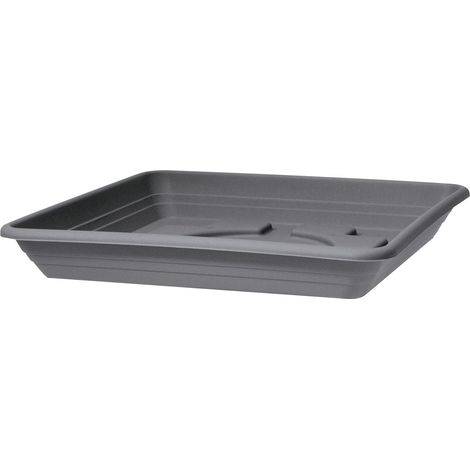 Scheurich Untersetzer Serie 327 Lara metallic grau 25 x 25 cm