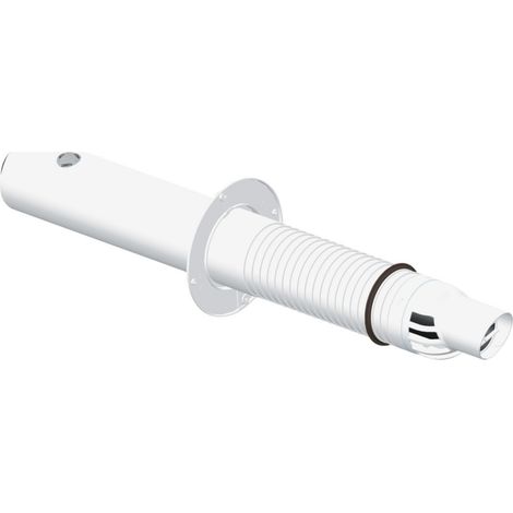Ubbink – Terminal horizontal ROLUX RENOFIT condensation 60/100 – Raccord fumisterie 60mm – Étanchéité à l'air – Polypropylène blanc – Longueur 785mm (1/7)