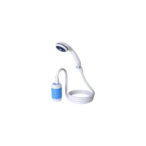 Soffione doccia elettrico ricaricabile con batteria integrata da 5000 mAh (azzurro cielo) (1/5)