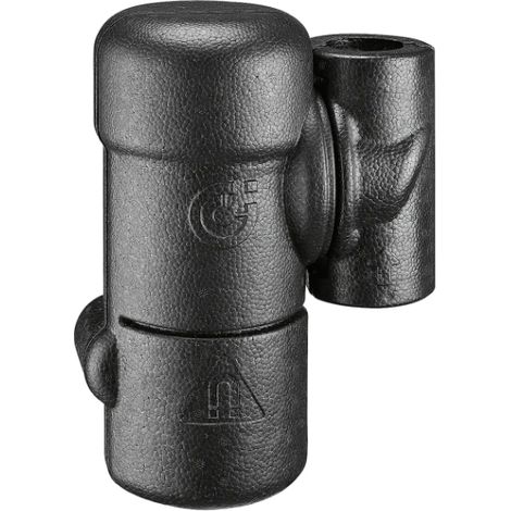 Isolation pour désembuage série 5453, utiliser 545305-545306 Caleffi CBN545305 Noir