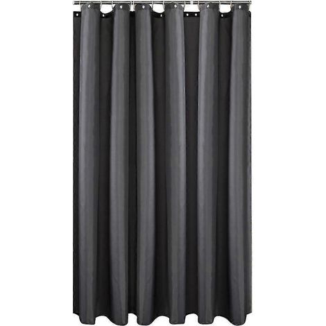 Wasserdichter Duschvorhang Badezimmer Duschvorhang-Einlage-150x180cm-Dark Gray
