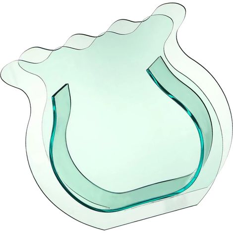 Aquarium en acrylique transparent épais et lisse, petit aquarium moderne et simple pour la maison, le bureau ou la chambre d'étudiant, vert transparent