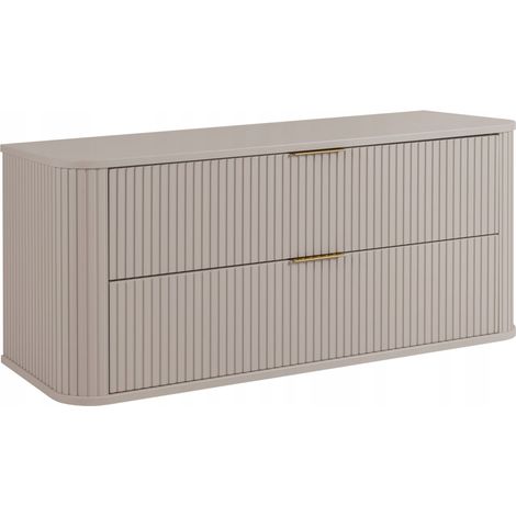 Armoires de salle de bains 120cm Beige Mat - Bois L/H/P 120/52/41cm ELEGANCE Meuble sous-vasque, Meubles de salle de bains, Meubles bas, Lavabo