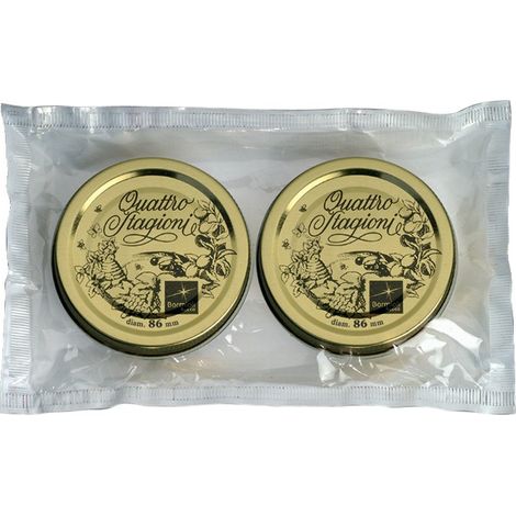 Bormioli CAPSULA PER BARATTOLI QUATTRO STAGIONI Ø mm. 86 cl. 70-100-150 PZ. 2 48.00 confezioni