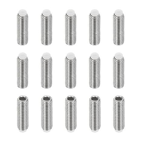 M5x16mm Vis Sans Tête Nylon, 15Pcs Acier Inoxydable 304 Boulon Tête Hexagonale Métrique Six Pans Creux, Antidérapant, Entraînement Hexagonal Interne (1/5)