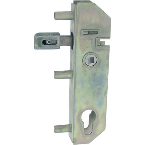 Serrure à encastrer GJ axe 40mm carré 8mm zingué jaune - TIRARD - GJ701306 (1/2)