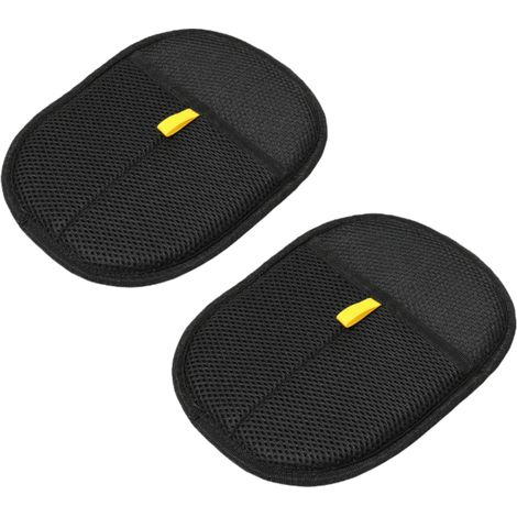 Paquete de 2 guantes antiestáticos para pelo de mascotas, color negro (embalaje OPP)