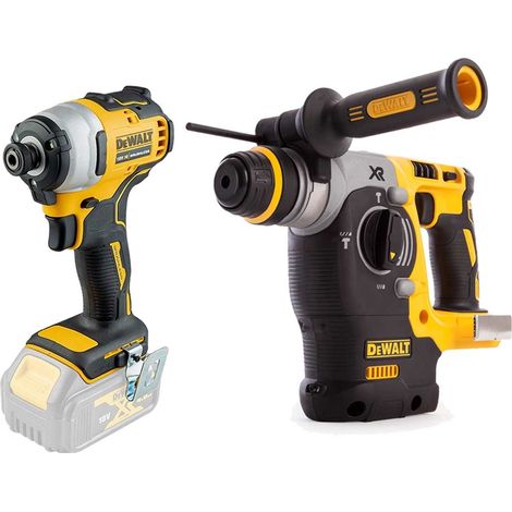 Dewalt DCK2532 18v XR Brushless Kit DCF887 Impact Driver + DCH273 SDS Drill Bare (1/3)