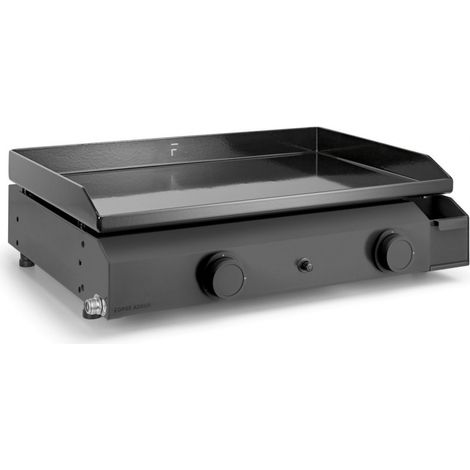 Plancha Gaz Fonte Emaillée Base 60cm Caisson Acier