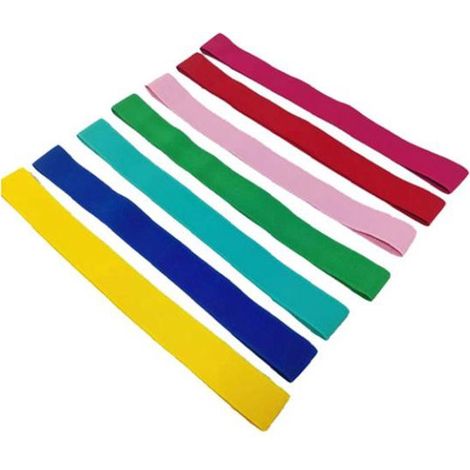 Sangles pour serviettes de plage - 40 x 3,8 cm - Bande élastique pour serviette - Sangles pour serviettes de chaise longue - Lot de 8 - Élastiques (1/5)