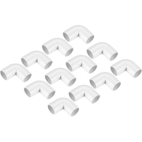PVC Conduit Fitting 90 Degree Elbow 25mm Change Direction Termination Connectors for Household Electric Pipe Pack of 12  25mm pour Changer la Direction, Connecteurs de Terminaison pour Tuyau Électriqu (1/5)