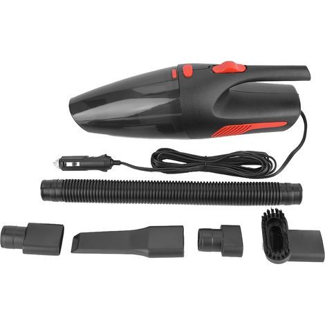 Aspirateur Voiture 12V 120W, Nettoyeur Sec et Humide, ABS, Noir, Accessoire Auto Puissant (1/5)