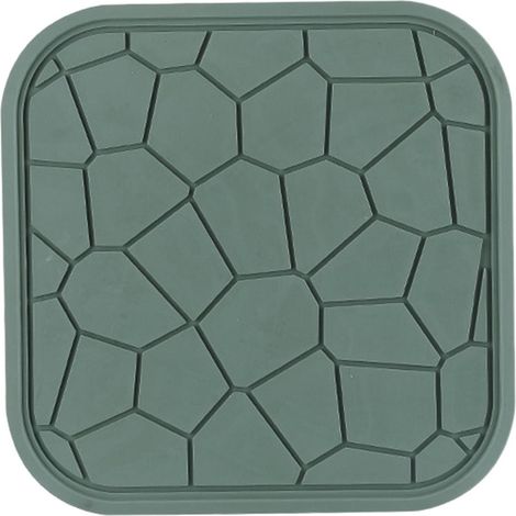 Placemat En Silicone - 18 X 18 Cm - Protection Contre La Chaleur Jusqu À 260 °C - Antidérapant - Pour Cuisine Table À Manger Bureau - Lot De 1 (1/5)