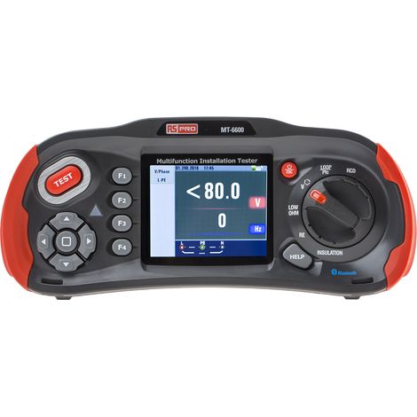 Multimètre numérique RS PRO MT-6600 – Sélectif 1000V – Test de boucle d'impédance – Indice de sécurité CAT III – Mesure de tension jusqu'à 1000V (1/5)