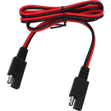 Câble d'extension SAE 16AWG pour voiture électrique avec connecteur PVC et serre-câble
