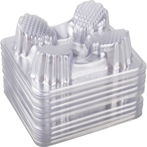 [Soporte para fruta] + [PET ligero] + [Modelo 140x113] + [Duradero] + [50 soportes transparentes] (1/5)