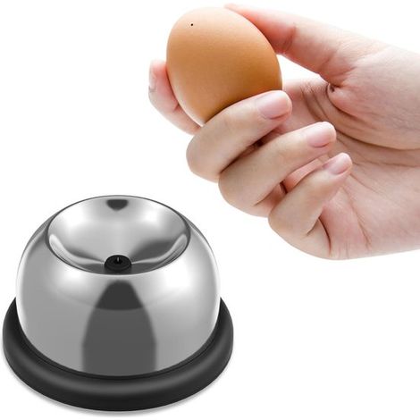perforadores de huevos de acero inoxidable，perforador de huevos con 1 orificio，separador de huevos，negro (1/5)