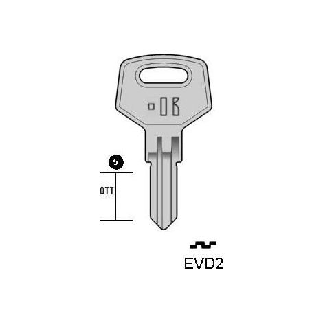 CHIAVE UNIVERSALE EVD2 OTTONE