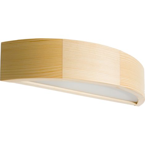 LEJA Wandleuchte, Halbdeckenleuchte, Kiefernholz, für Wohnzimmer, Küche, Badezimmer, STIL