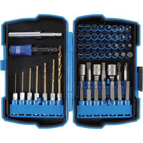 BGS Juego de brocas y puntas 6,3 mm (1/4") 55 piezas en caja - 4811 (1/3)