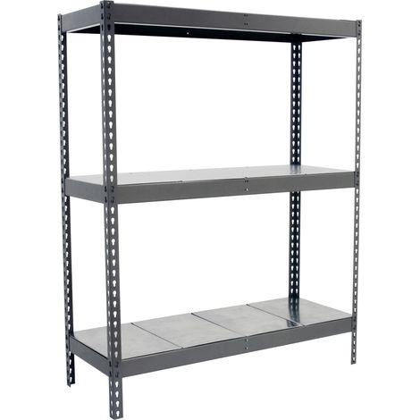 Simonrack Scaffale in metallo grigio design essenziale 1200x1500 mm