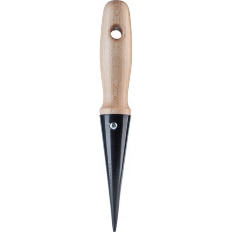 KADAX Zwiebelpflanzer aus Metall, Blumenzwiebelpflanzer, Schwarz, 24 cm