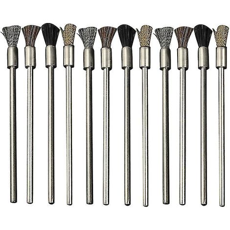 12-teiliges Set Edelstahlbürsten