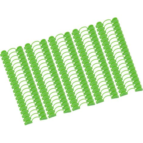 100PCS Serre Arche Double Tête Clip Plastique Fixation Film Chauffage Serre-joint 7mm (1/5)