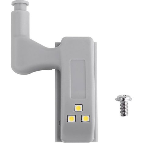 Lampe Sous Meuble LED - 10 Pièces - Montage Sur Charnière - Blanc Chaud ou Blanc Froid - Alimentation 12 V - Pour Cuisine et Placards (1/5)