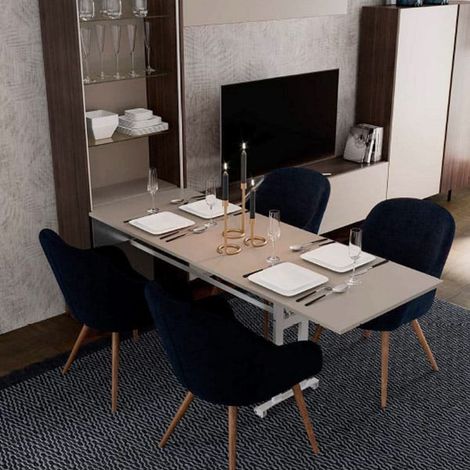 Mesa Abatible Coco Blanco Mod. 852 (848x1849mm)