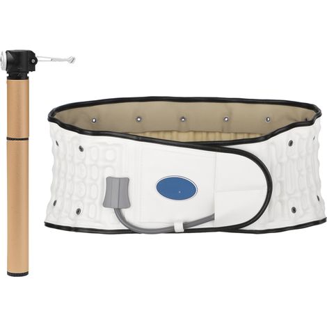 Ceinture lombaire LEAMAI ajustable avec support pour le bas du dos, extenseur et dispositif de traction lombaire, ceinture de décompression dorsale respirante pour soulager la douleur. (1/5)