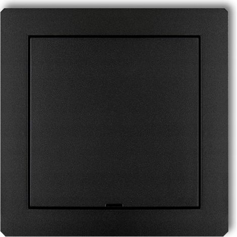 Cornice Karlik 12drpz plastica IP20 nero opaco (1/2)