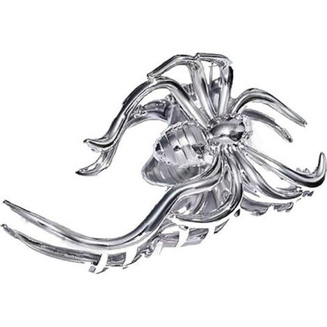 Pince À Cheveux Araignée - Métal - Pour Halloween Et Festivités - 1 Pièce