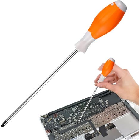 Tournevis magnétique portable avec embout allongé et poignée ergonomique  Outil de vissage idéal pour le montage de meubles, les réparations domestiques, la plomberie et la décoration