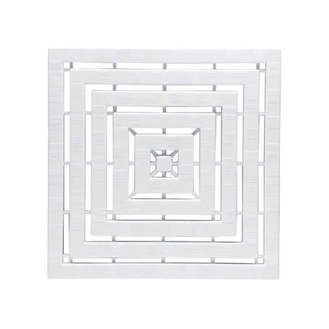 Rejilla de plástico blanco