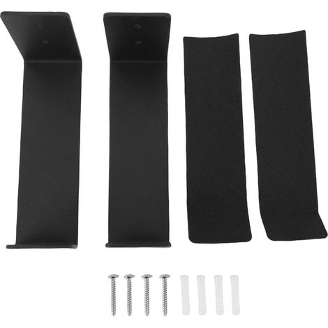 Support pour Tapis de Yoga mural en Aluminium 2 Pièces avec Coussin Protectif pour Accessoires Fitness (1/5)