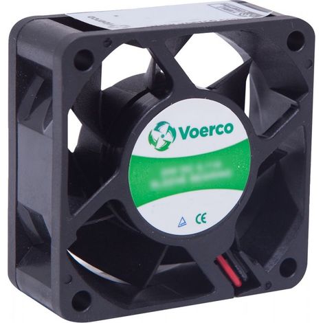 Ventilateur axial carré 12Vdc 60X60X25 - débit d'air 37m3/h - 2.4W (1/2)