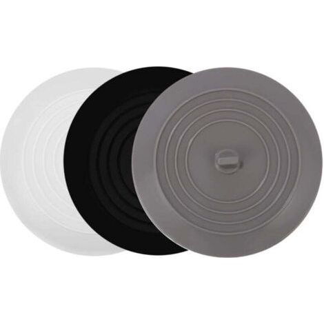 Tappi per vasca in silicone, tappo di scarico in gel di silice da 15 cm, tappo universale da 3 pezzi, tappo per lavandino, tappo per lavello da cucina, per doccia, vasca da bagno, lavabo, lavandino (1/4)
