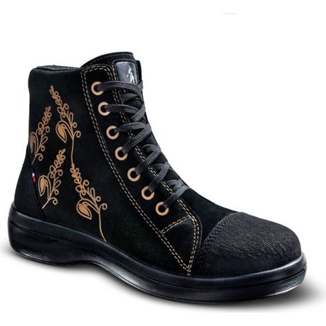 Chaussures de sécurité hautes femme LILY HAUT S3 SRC Noir 41 (1/3)
